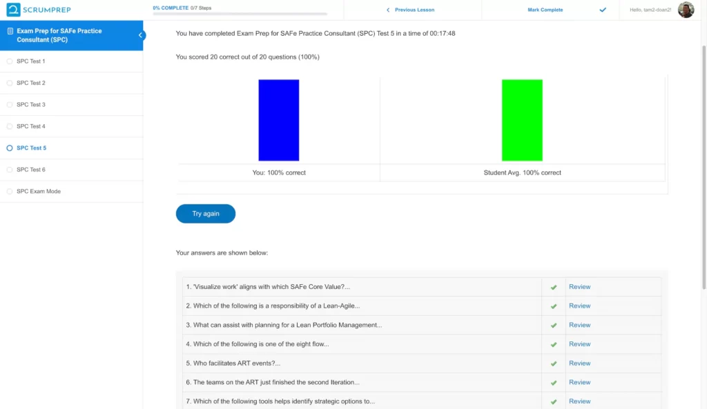 PSPBM Practice Question - ScrumPrep