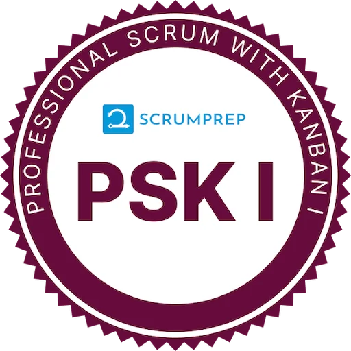 PSK I Badge - ScrumPrep