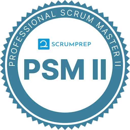 PSM II Badge - ScrumPrep